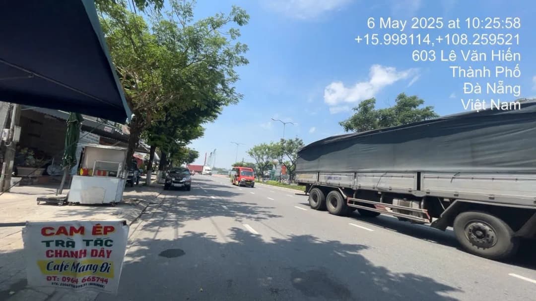 Le Van Hien Street, street frontage land, 575.8m2, Ngu Hanh Son, Da Nang