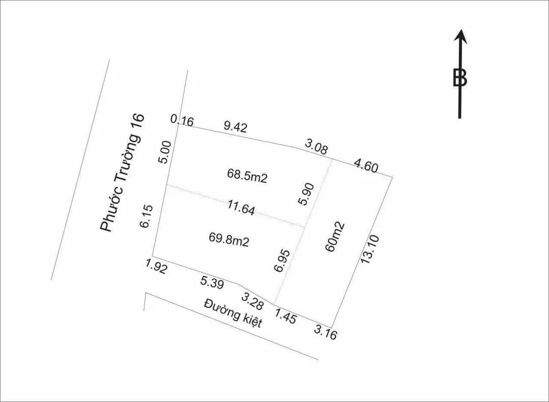 Corner Lot with 2 Frontages on Phuoc Truong 16, Son Tra, 5.5m Wide – Prime Land for Service Apartment Development Near My Khe Beach