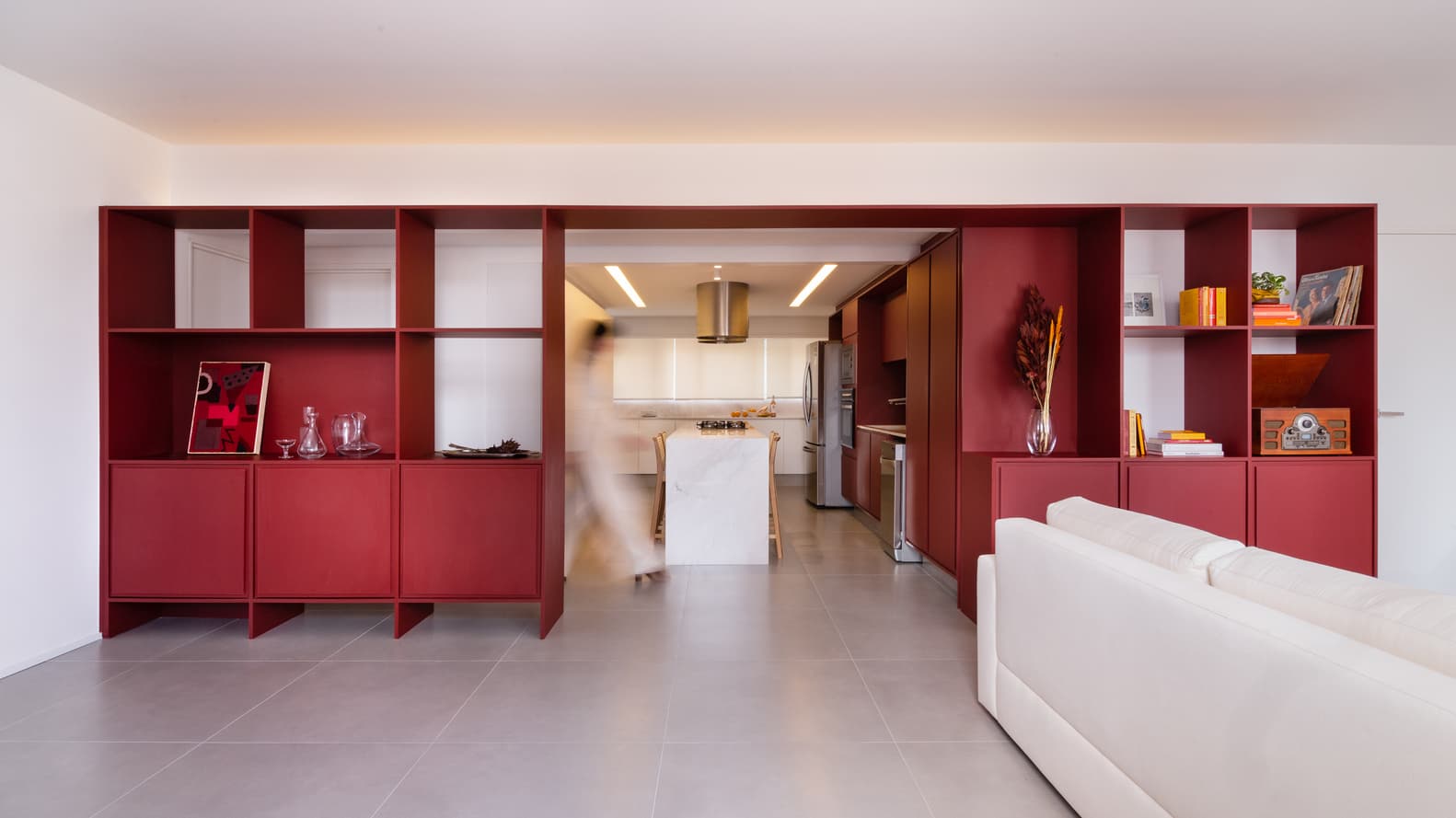 Cách phối nội thất hài hòa với tông đỏ burgundy