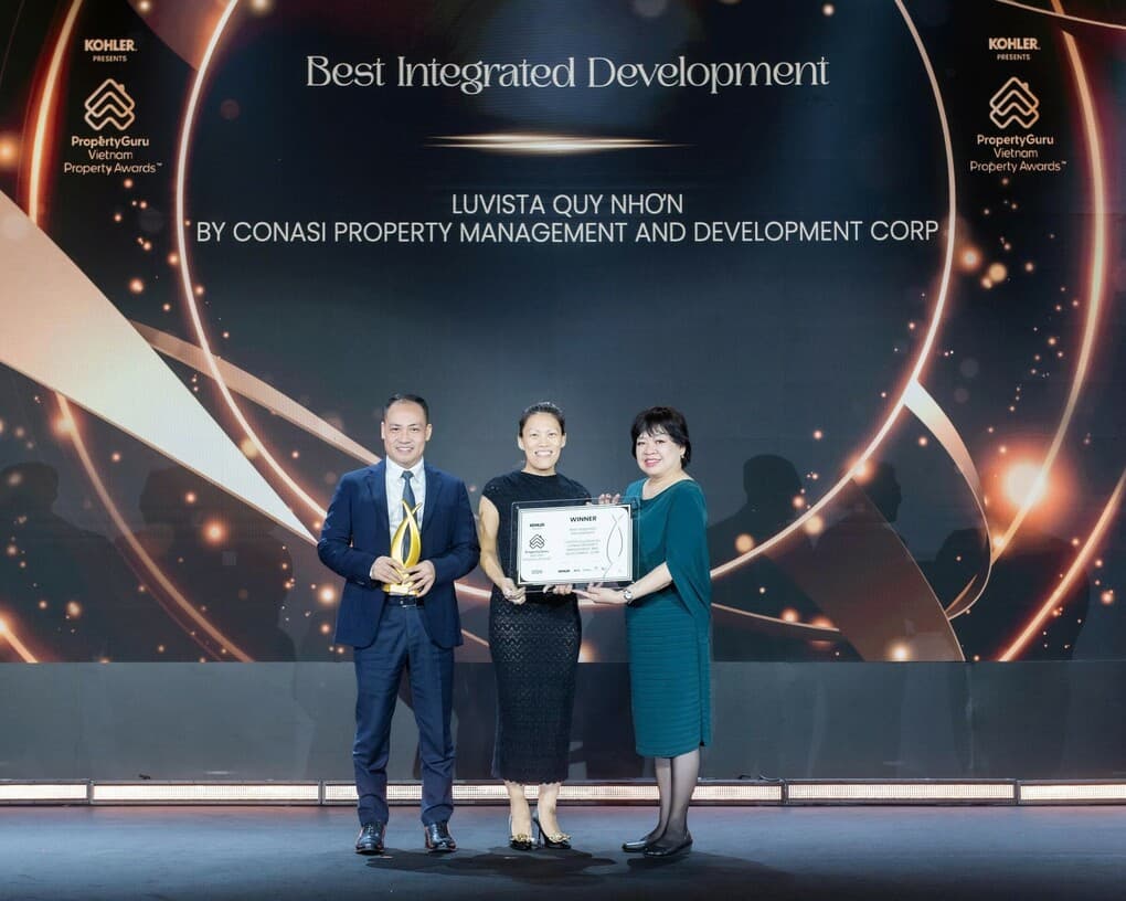 Dự án Luvista Quy Nhơn nhận hai giải thưởng tại Vietnam Property