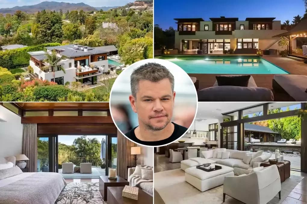 Khám phá danh mục bất động sản triệu đô của tài tử 'The Odyssey' Matt Damon