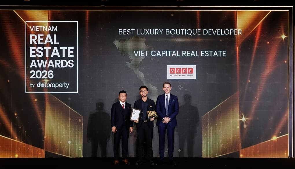 VCRE vinh danh với giải 'Nhà phát triển bất động sản độc đáo cao cấp tốt nhất' – Định hướng boutique làm nên xu hướng