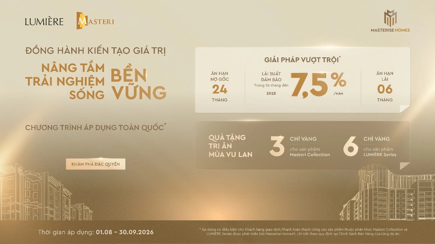 Masterise Homes tạo dấu ấn nhờ năng lực triển khai