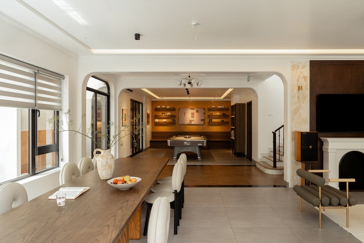 Biệt thự 500 m2 với phong cách Địa Trung Hải hiện đại